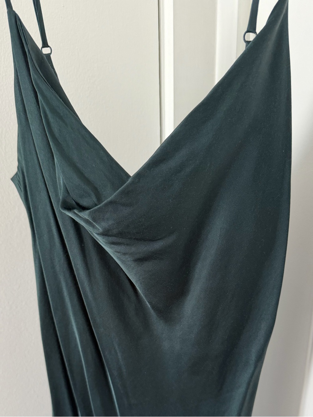 Zara Slip Dress | Deep Green Teal | Small - Picture 3 of 6